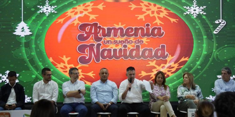 Alumbrado navideño en la capital cuyabra